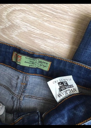 Kadın Mavi Regular Fit Denim Pantolon - Görsel 6