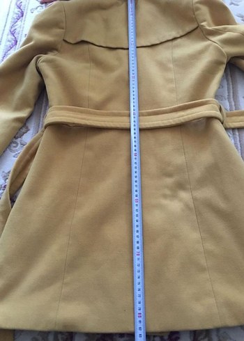 Düğmeli Sarı kaşe - Görsel 6