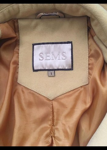 Düğmeli Sarı kaşe - Görsel 4