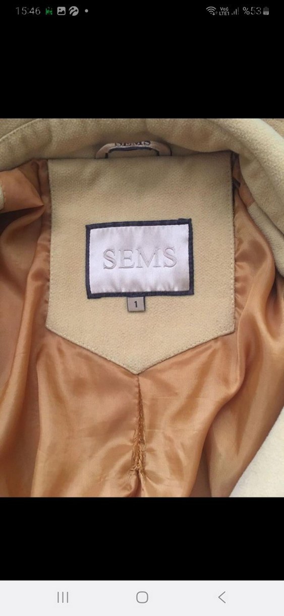 Düğmeli Sarı kaşe - Görsel 4