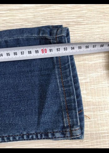 Kadın Mavi Denim Regular Fit Kot Pantolon - Görsel 6