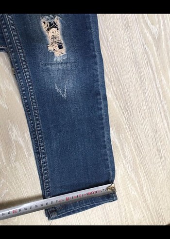 Kadın Mavi Denim Regular Fit Kot Pantolon - Görsel 8