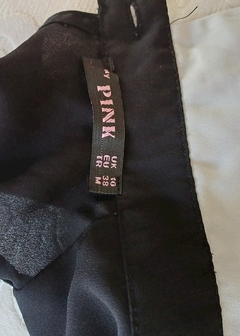 Siyah Drapeli Kolsuz Gömlek Yaka Bluz - Görsel 5