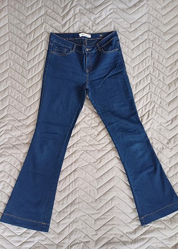Lacivert Kadın Denim Pantolon