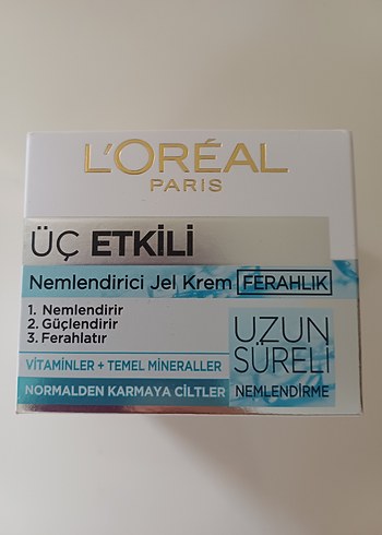 Loreal Paris L'Oréal Paris Üç Etkili Nemlendirici Jel Krem