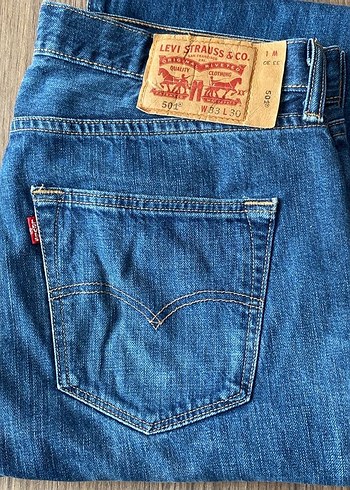 Levis 501 Mavi Denim Jean