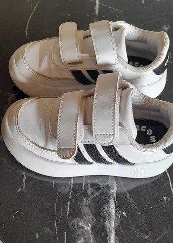 Adidas Adidas Erkek Çocuk Beyaz Cırt Cırtlı Sneaker