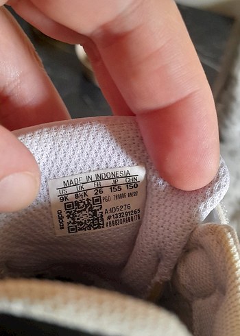 26 Beden beyaz Renk Adidas Erkek Çocuk Beyaz Cırt Cırtlı Sneaker