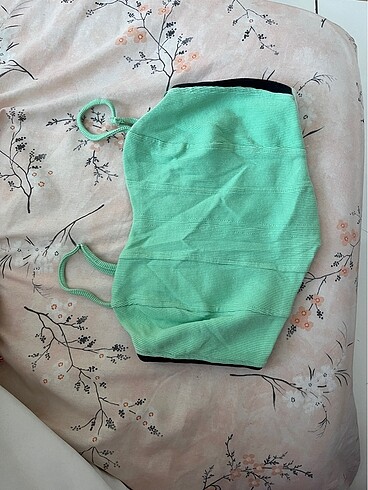 Koton iki renkli crop 