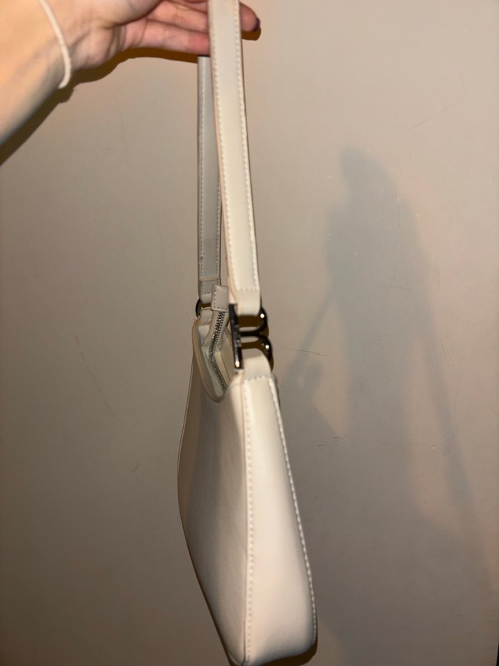 Minimalist Bej Kadın Çanta - Görsel 2