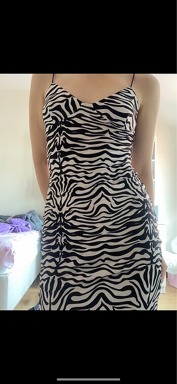 Diğer Zebra desenli elbise