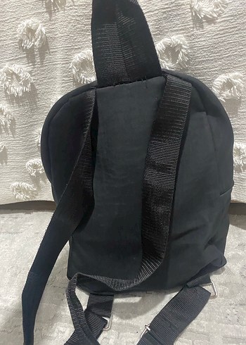 Siyah Kadın Sırt Çantası, Tokalı, Günlük - Görsel 4