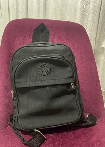 Siyah Kadın Sırt Çantası, Tokalı, Günlük - Görsel 2