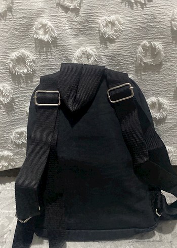 Siyah Minimalist Kadın Sırt Çantası - Görsel 2