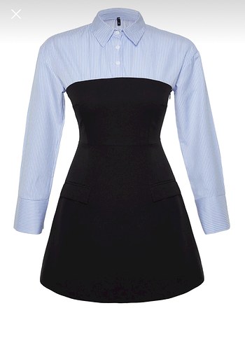 Gömlek Elbise - Görsel 2