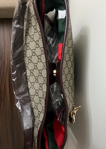  Beden Gucci Klasik Modern Kahverengi Deri Kadın Çanta