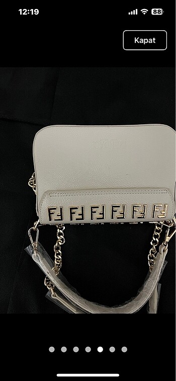 Beden beyaz Renk Fendi Versace Deri