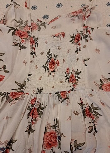 H&M Yazlık pamuklu tiril tiril elbise