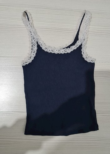 Dantelli Lacivert Kadın Atlet