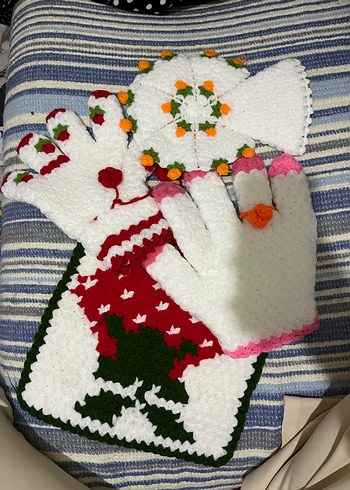 Renkli Örgü Banyo Süngerleri - Görsel 3