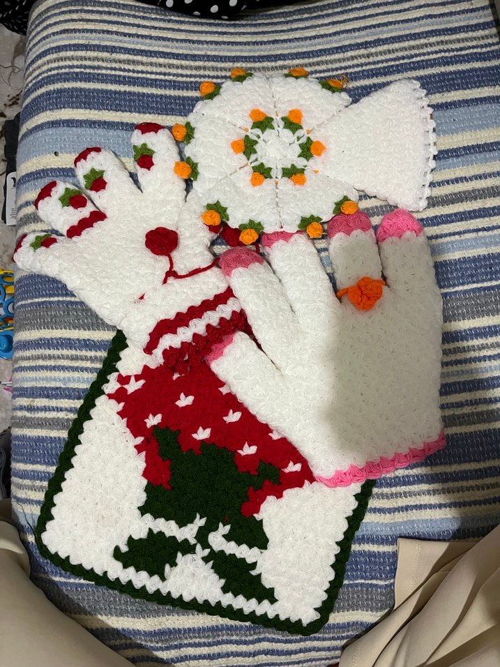 Renkli Örgü Banyo Süngerleri - Görsel 3