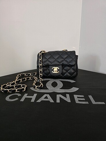CHANEL Mini Flap Bag (Siyah) A+++ Kalite İthal Kadın Çantası