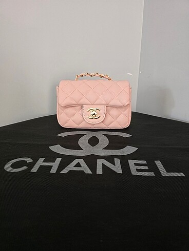  Beden CHANEL Mini Flap Bag (Pembe) A+++ Kalite İthal Kadın Çantası