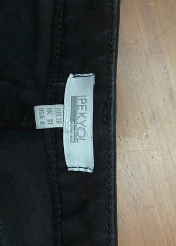 ipekyol Siyah Kemerli Kadın Kot Pantolon