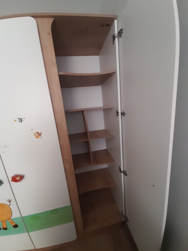 Çocuk Odası Kahverengi Gardırop - Görsel 3