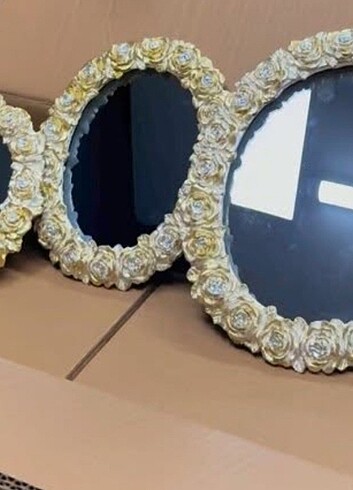 3lu Gold aynalı aksesuar