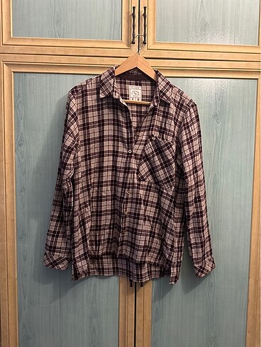Pull and Bear Oversize Oduncu Gömleği