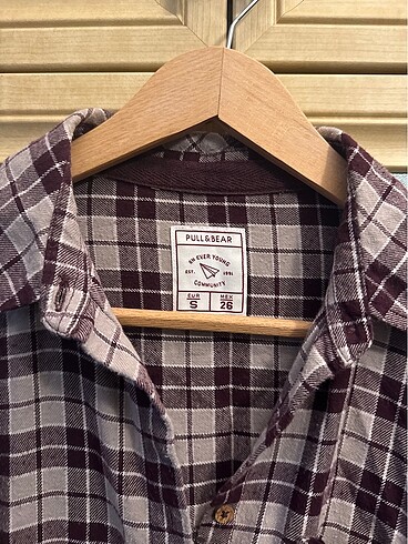 Pull and Bear Pull and Bear Oversize Oduncu Gömleği
