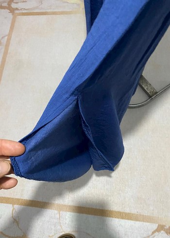 Mavi Drapeli Bohem Uzun  tulum - Görsel 7