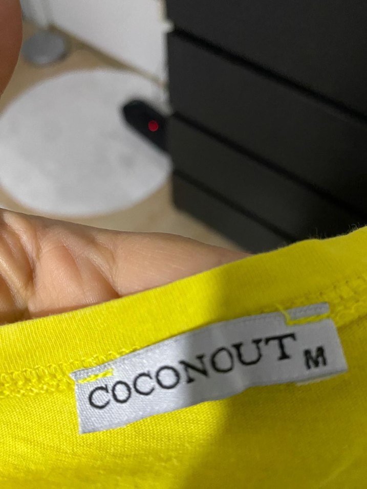 Sarı Baskılı Kısa Kollu Tişört - Görsel 4