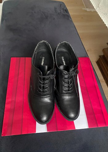 Siyah Topuklu Kadın Ayakkabı buti - Görsel 4