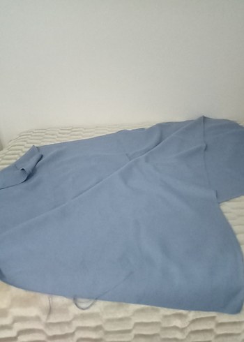 Mavi Düz  kaşe kumaş - Görsel 6