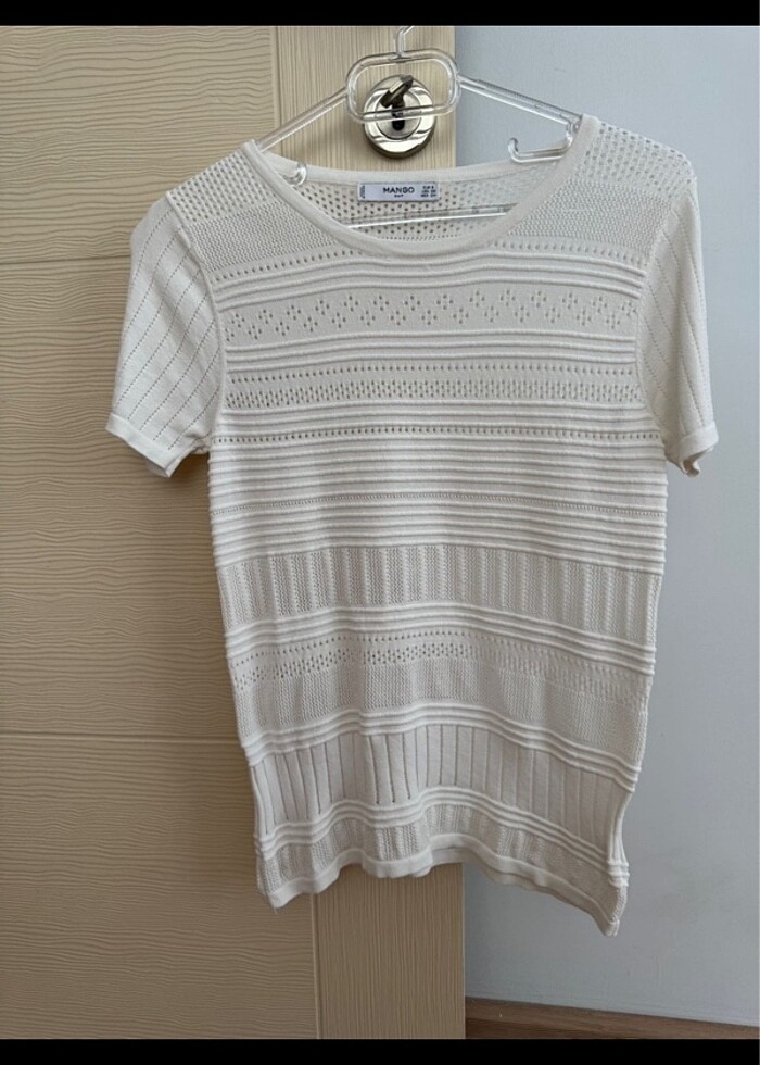 Mango örme bluz - Görsel 3