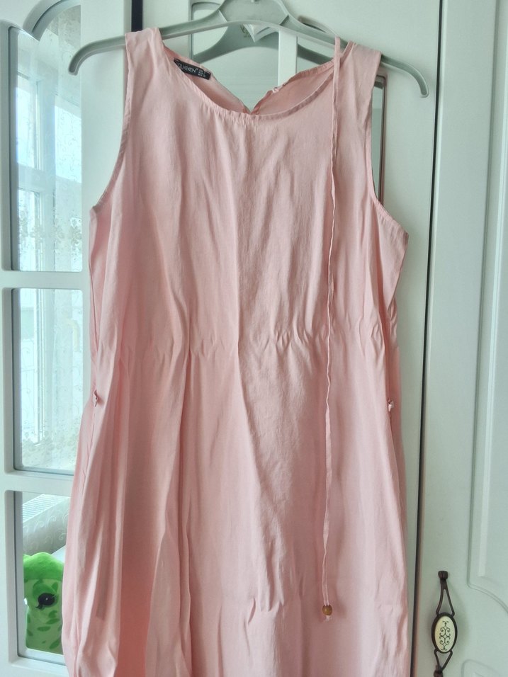 Pembe Midi V Yakalı jile - Görsel 2