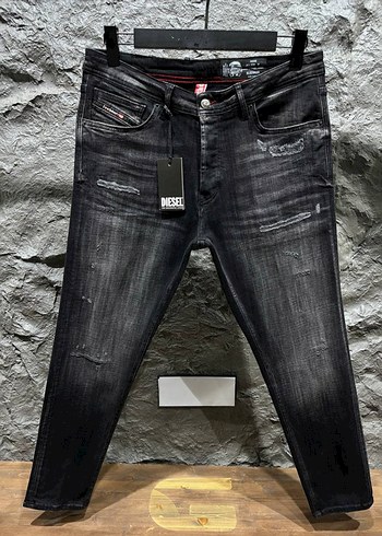 Diesel Gri Regular Fit Denim Pantolon