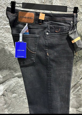 Jacob Cohen Siyah Regular Fit Erkek Kot Pantolon - Görsel 5