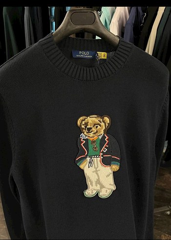 Siyah Triko Erkek Kazak - Rahat Kesim - Görsel 2