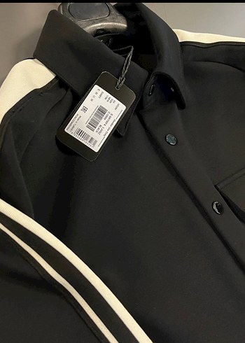 Çıtçıtlı Siyah Erkek çeket - Görsel 4