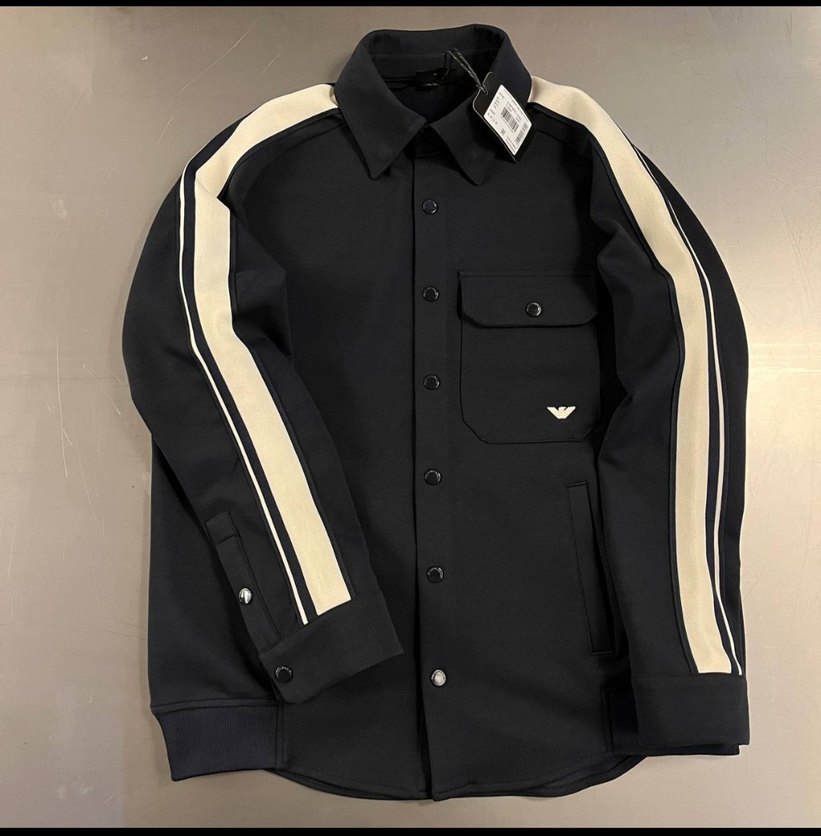 Çıtçıtlı Siyah Erkek çeket - Görsel 2