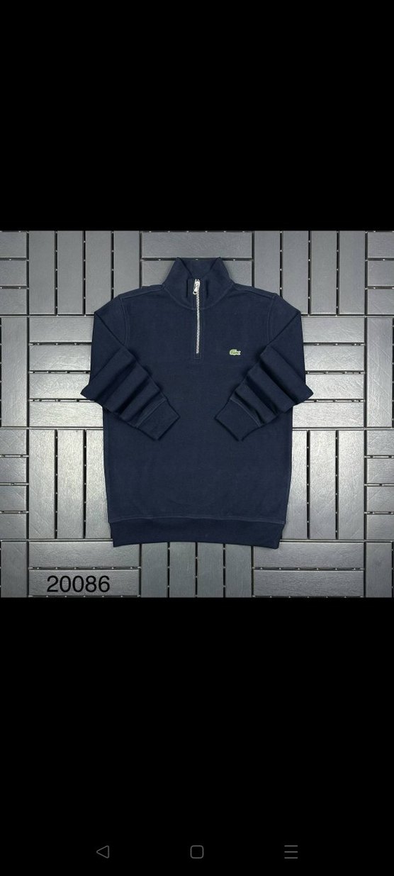 Erkek Lacivert Yarım Fermuarlı Sweatshirt - Görsel 4