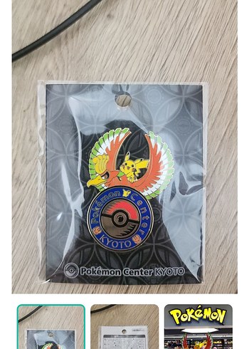 Pokemon Center Kyoto Yaka Rozeti Pin