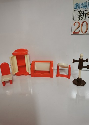 Minyatür Oyuncak Mobilya Seti - Görsel 2