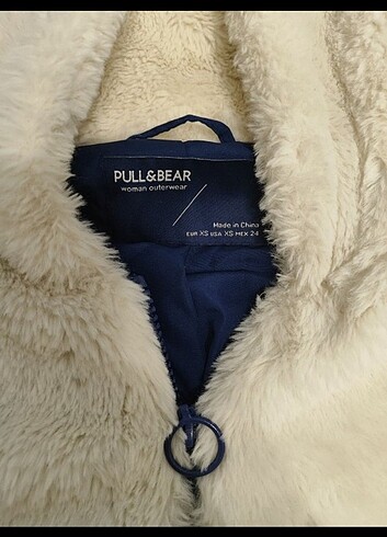 Pull and Bear Peluş kanguru ceket