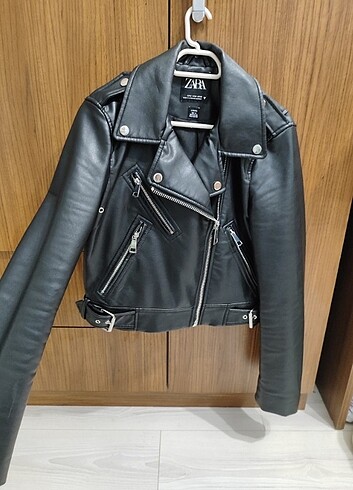 Zara biker deri ceket