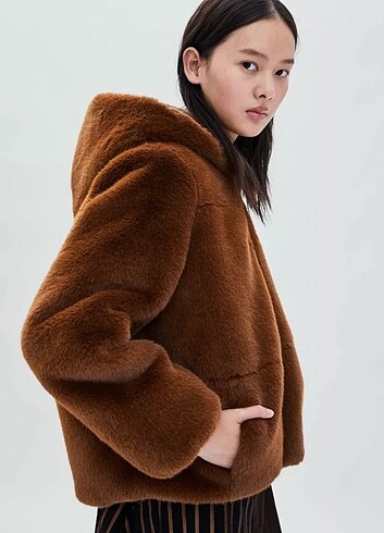 Zara peluş kürk
