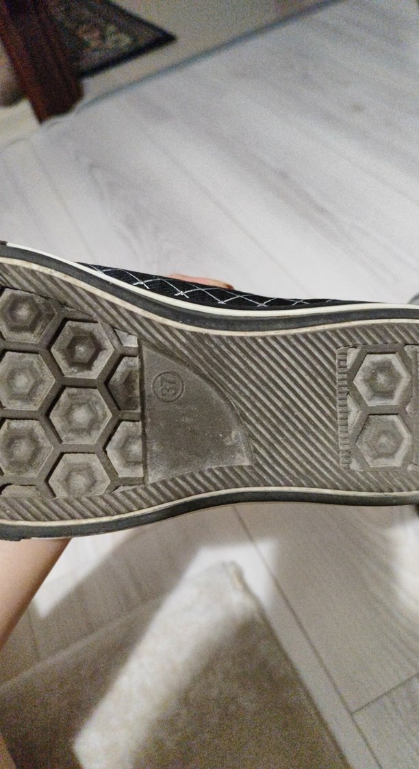 Siyah Bağcıklı Kadın sneaker - Görsel 3